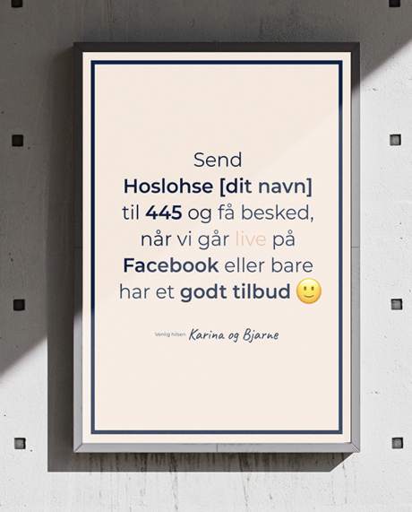 Hos Lohse — Indsamling af SMS'er